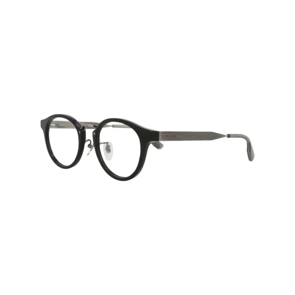Gucci Round-Frame Recycled Acetate Optical Frames Multi Unisex-Adult